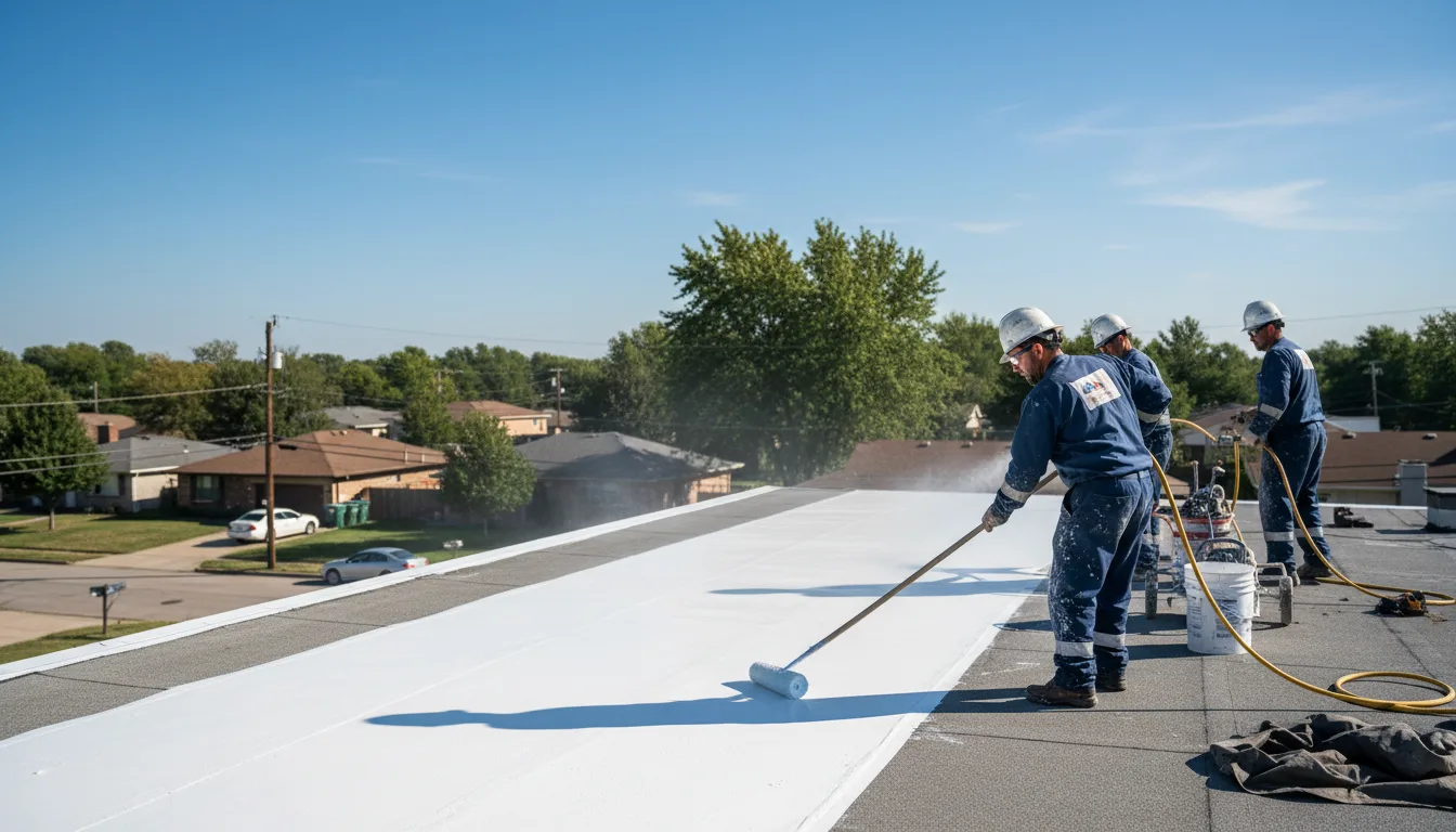 Commercial roof coating in Grady, AR near me